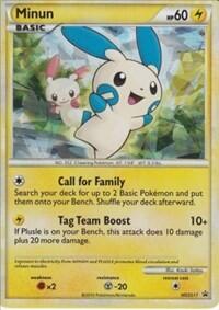 Minun - HGSS17 - HGSS Promos (PR) #HGSS17 - Rare Pokémon Trading Card
