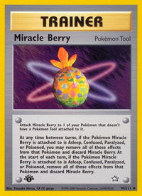 Miracle Berry - Neo Genesis (N1) #094/111 - Uncommon Pokémon Trading Card