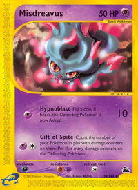Misdreavus - Skyridge (SK) #039/144 - Uncommon Pokémon Trading Card