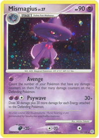 Mismagius - Diamond and Pearl (DP) #10/130 - Holo Rare Pokémon Trading Card