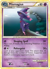Mismagius - Undaunted (UD) #19/90 - Rare Pokémon Trading Card