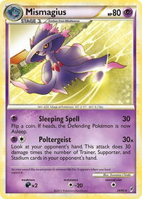 Mismagius - Call of Legends (CL) #28/95 - Rare Pokémon Trading Card