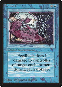 Feedback - Beta Edition (LEB) #58 - Uncommon Magic: The Gathering Trading Card