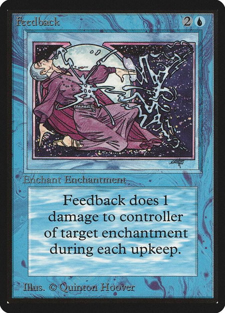 Feedback - Beta Edition Magic: The Gathering trading card