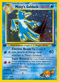 Misty's Golduck - Gym Challenge (G2) #012/132 - Holo Rare Pokémon Trading Card