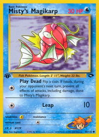 Misty's Magikarp - Gym Challenge (G2) #088/132 - Common Pokémon Trading Card