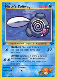 Misty's Poliwag - Gym Challenge (G2) #089/132 - Common Pokémon Trading Card
