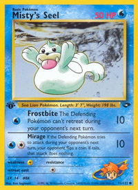 Misty's Seel - Gym Challenge (G2) #091/132 - Common Pokémon Trading Card