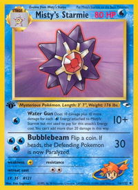 Misty's Starmie - Gym Heroes (G1) #056/132 - Uncommon Pokémon Trading Card