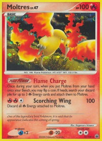 Moltres - Majestic Dawn (MD) #10/100 - Holo Rare Pokémon Trading Card