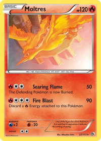 Moltres - Legendary Treasures (LTR) #22/113 - Holo Rare Pokémon Trading Card