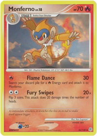 Monferno - Diamond and Pearl (DP) #56/130 - Uncommon Pokémon Trading Card