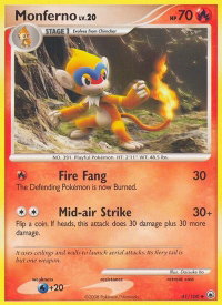 Monferno - Majestic Dawn (MD) #41/100 - Uncommon Pokémon Trading Card