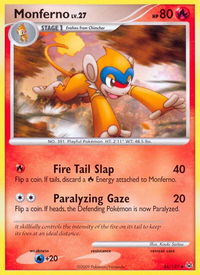 Monferno - Platinum (PL) #56/127 - Uncommon Pokémon Trading Card