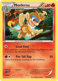 Monferno - Plasma Storm (PLS) #16/135 - Uncommon Pokémon Trading Card