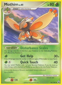 Mothim - Majestic Dawn (MD) #42/100 - Uncommon Pokémon Trading Card