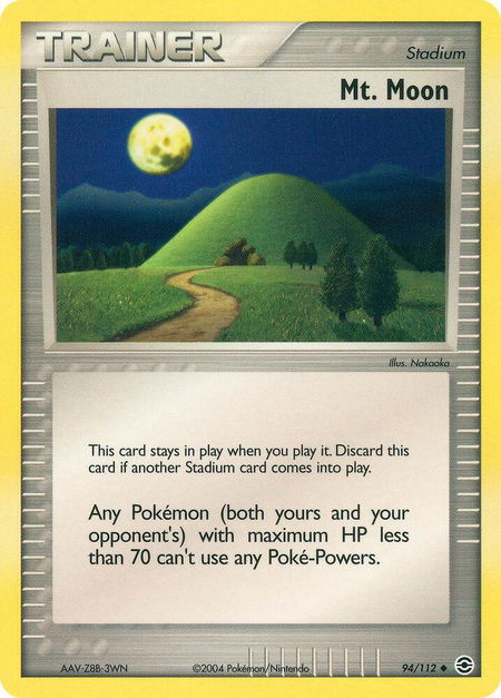 Mt. Moon - FireRed & LeafGreen Pokémon trading card