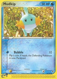 Mudkip - 59/109 - Ruby and Sapphire (RS) #59/109 - Common Pokémon Trading Card