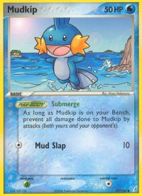 Mudkip - 057/100 - Crystal Guardians (CG) #57/100 - Common Pokémon Trading Card