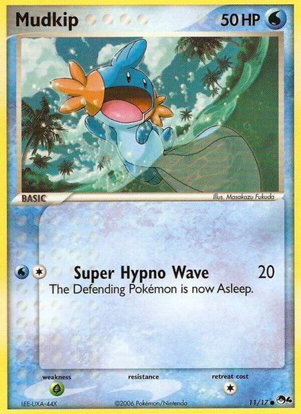 Mudkip trading card from POP Series 4 Mudkip - POP Series 4 Pokémon trading card