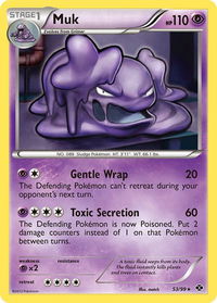 Muk - Next Destinies (NXD) #53/99 - Rare Pokémon Trading Card