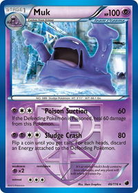 Muk (Team Plasma) - Plasma Freeze (PLF) #46/116 - Rare Pokémon Trading Card