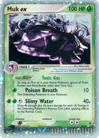 Muk ex - Dragon (DR) #96/97 - Ultra Rare Pokémon Trading Card