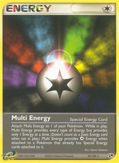 Multi Energy - Sandstorm Pokémon trading card
