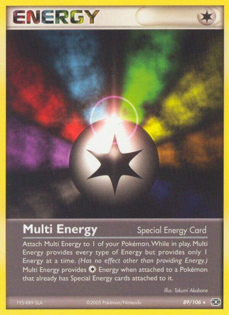 Multi Energy - Emerald Pokémon trading card