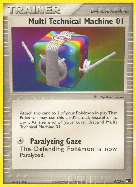 Multi Technical Machine 01 - POP Series 2 Pokémon trading card