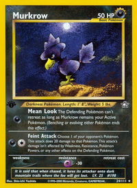 Murkrow - Neo Genesis (N1) #024/111 - Rare Pokémon Trading Card