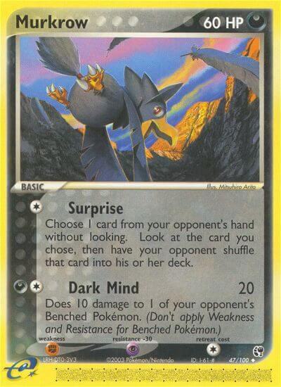 Murkrow - Sandstorm Pokémon trading card