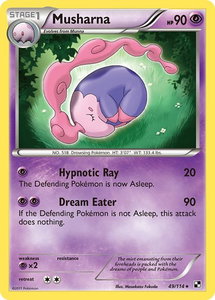 Musharna - Black and White (BLW) #49/114 - Rare Pokémon Trading Card
