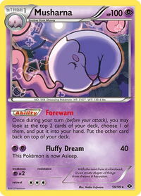 Musharna - Next Destinies (NXD) #59/99 - Rare Pokémon Trading Card