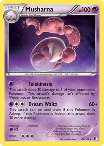 Musharna - Boundaries Crossed (BCR) #69/149 - Rare Pokémon Trading Card