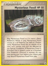 Mysterious Fossil - Legend Maker (LM) #79/92 - Common Pokémon Trading Card