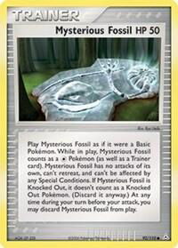 Mysterious Fossil - Holon Phantoms (HP) #92/110 - Common Pokémon Trading Card