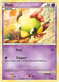 Natu - Unleashed (UL) #55/95 - Common Pokémon Trading Card