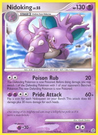 Nidoking - Secret Wonders (SW) #34/132 - Rare Pokémon Trading Card