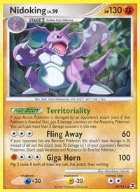 Nidoking - Rising Rivals (RR) #29/111 - Rare Pokémon Trading Card