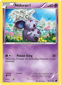 Nidoran F - Plasma Freeze (PLF) #40/116 - Common Pokémon Trading Card