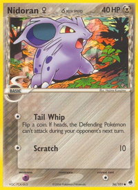 Nidoran F (Delta Species) - Dragon Frontiers (DF) #56/101 - Common Pokémon Trading Card