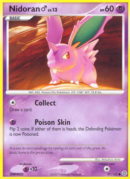 Nidoran M - Secret Wonders Pokémon trading card