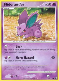 Nidoran M - Rising Rivals (RR) #72/111 - Common Pokémon Trading Card