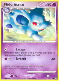 Nidorina - Mysterious Treasures (MT) #56/123 - Uncommon Pokémon Trading Card