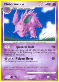 Nidorino - Secret Wonders (SW) #57/132 - Uncommon Pokémon Trading Card