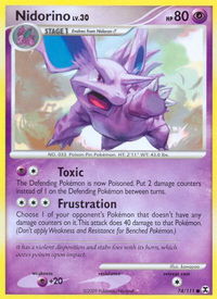 Nidorino - Rising Rivals (RR) #74/111 - Common Pokémon Trading Card