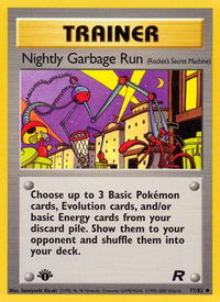 Nightly Garbage Run (Rocket's Secret Machine) - Team Rocket (TR) #77/82 - Uncommon Pokémon Trading Card