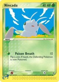 Nincada - 66/97 - Dragon (DR) #66/97 - Common Pokémon Trading Card