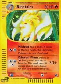 Ninetales (21) - Expedition (EX) #021/165 - Holo Rare Pokémon Trading Card